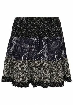 Superdry A-line Skirt - Indigo Black Block Print 7 Superdry A-line Skirt - Indigo Black Block Print -Superdry Shop d1e1998755874b42a0ae96c6ada45d89