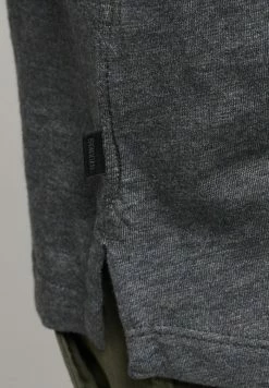 Superdry HENLEY - Long Sleeved Top - Tar Marl -Superdry Shop d1f6153016bc4277ac9de8d017c06898