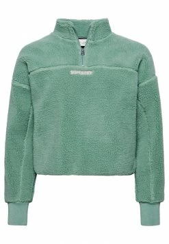 Superdry Fleece Jumper - Granite Green -Superdry Shop d232a142603f46879de89bb12de78536