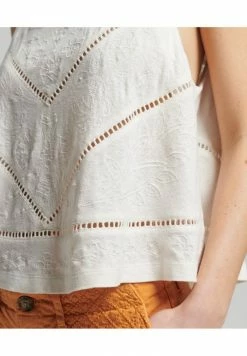 Superdry VINTAGE CUTWORK - Top - Off White -Superdry Shop d249e9d1709745e7b31a397a90a31571