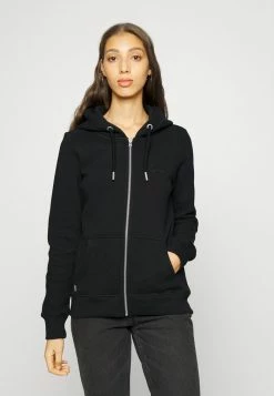 Superdry VINTAGE LOGO ZIP HOOD - Zip-up Sweatshirt - Black