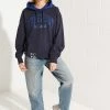 Superdry VARSITY ARCH - Hoodie - Deep Navy