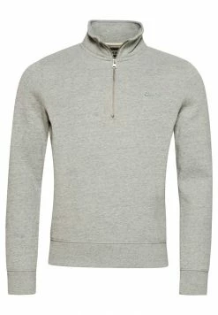 Superdry VINTAGE LOGO - Fleece Jumper - Athletic Grey Marl -Superdry Shop d2c593a8c7c34733a6ed1af961b776d7