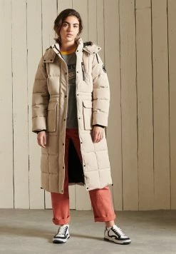 Superdry Winter Coat - Stone Wash