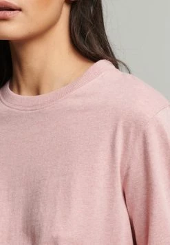 Superdry VINTAGE - Long Sleeved Top - La Soft Pink Marl -Superdry Shop d38b7cdb5f6f419bb8e29dc9ed774286