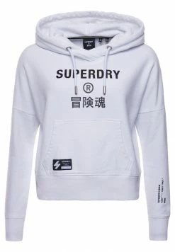 Superdry INDEPENDENT LOGO FOIL - Sweatshirt - Optic -Superdry Shop d39d824770094989adf14560ee9f5f72
