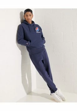 Superdry Tracksuit Bottoms - Princedom Blue Marl