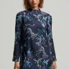 Superdry LONG SLEEVE MINI - Day Dress - Grace Print