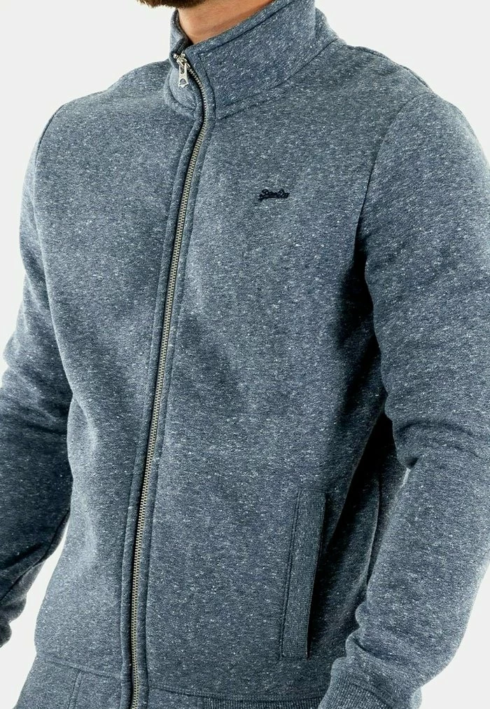 Superdry Zip-up Sweatshirt - Bleu 3 Superdry Zip-up Sweatshirt - Bleu - Image 3