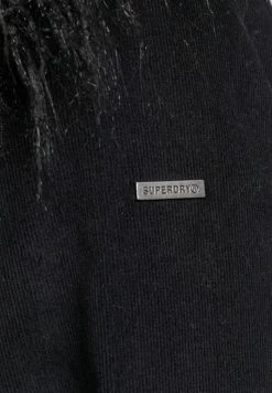 Superdry AFGHAN - Short Coat - Black -Superdry Shop d42b7bf4b6d14fedbc69e5cbe8fe0f55