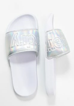 Superdry Pool Slides - Silver Holographic -Superdry Shop d42c13f7f0234d63a53fcac05f6854d1