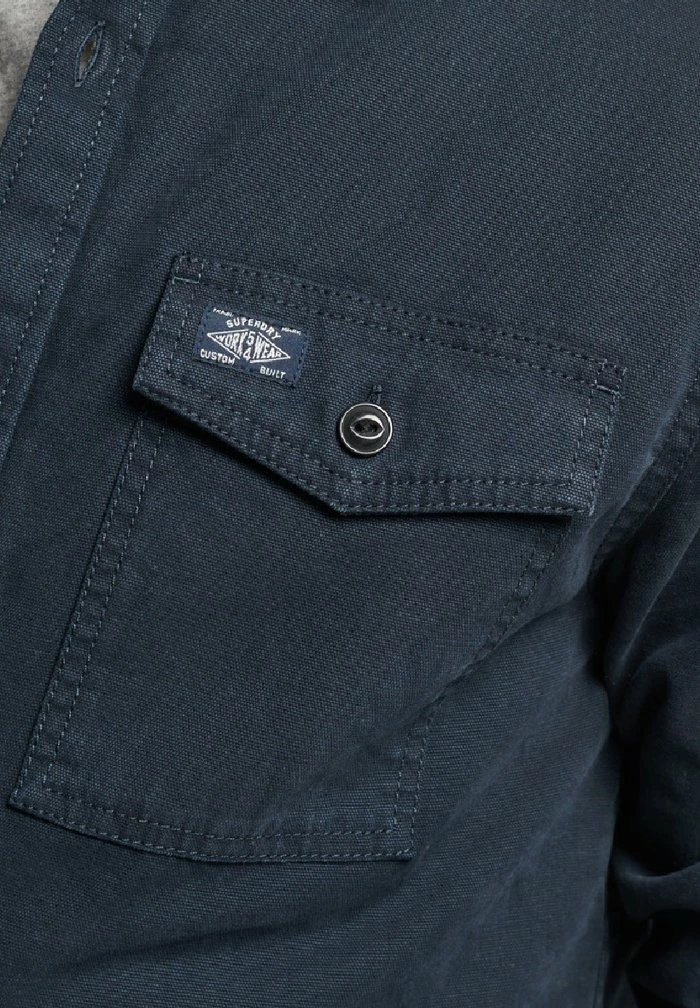 Superdry BORG LINED MILLER - Shirt - Nordic Chrome Navy 6 Superdry BORG LINED MILLER - Shirt - Nordic Chrome Navy - Image 6