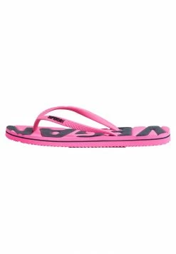 Superdry VINTAGE VEGAN CLASSIC - Pool Shoes - Fluro Pink