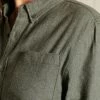 Superdry Button-down Blouse - Thyme Marl Twill