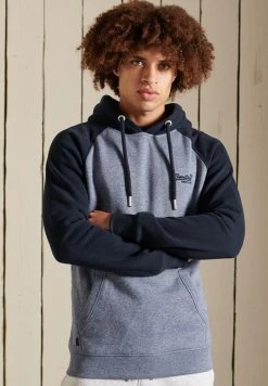 Superdry VINTAGE - Hoodie - Tois Blue Marl Eclipse Navy -Superdry Shop d4f4c3a558174afe982e2ab98bc0d43e