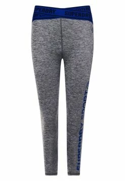Superdry Leggings - Trousers - Grey Marl Mazarine Blue -Superdry Shop d50ad31afd08464f8a272039150f1192