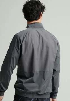 Superdry SPORT STRETCH WOVEN - Training Jacket - Charcoal -Superdry Shop d53a655dd8164543ae94b8a41ac111f6