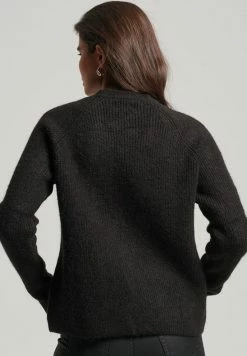 Superdry ESSENTIAL SUPER SOFT - Cardigan - Black -Superdry Shop d5497b445ef5412caccce486f394ffef