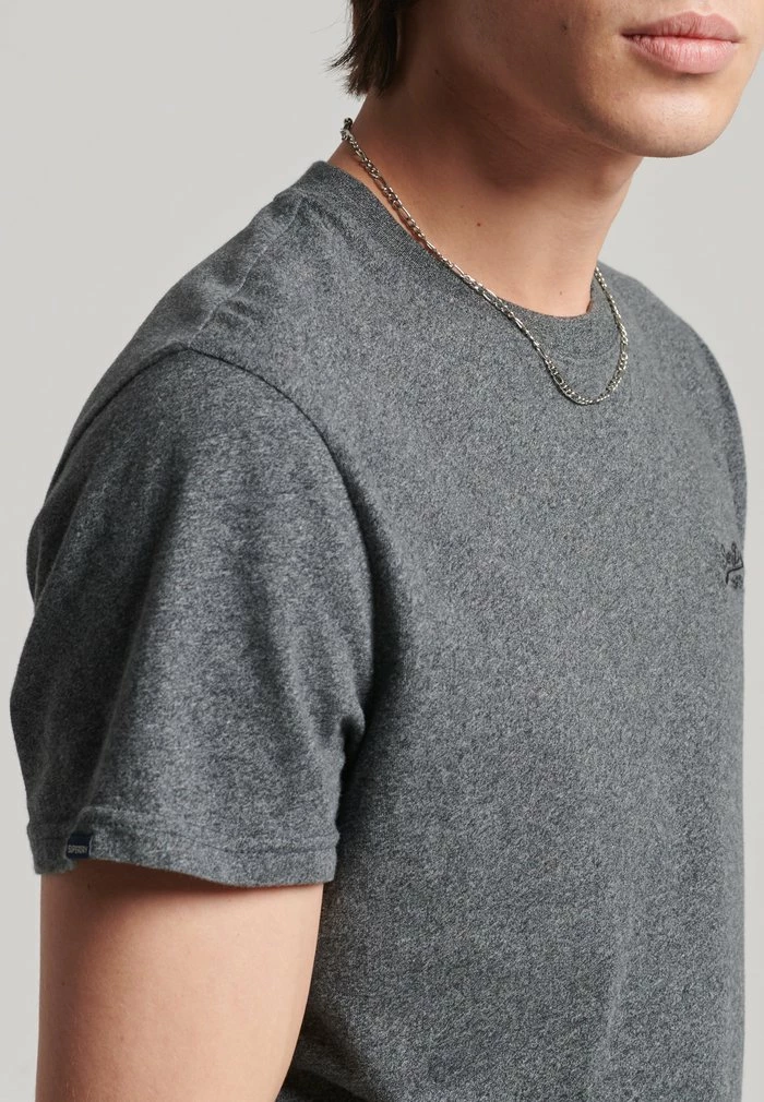 Superdry VINTAGE - Basic T-shirt - Asphalt Grit 3 Superdry VINTAGE - Basic T-shirt - Asphalt Grit - Image 3