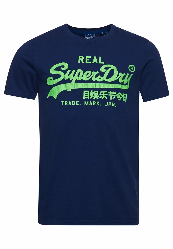 Superdry VINTAGE LOGO AMERICAN CLASSIC - Print T-shirt - Frontier Blue 5 Superdry VINTAGE LOGO AMERICAN CLASSIC - Print T-shirt - Frontier Blue - Image 5