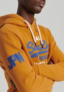 Superdry VINTAGE LOGO CLASSIC - Sweatshirt - Thrift Gold Marl