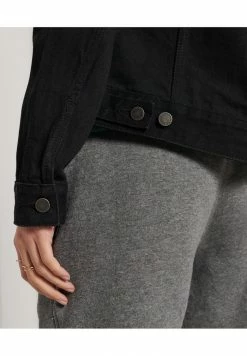 Superdry BOYFRIEND TRUCKER - Denim Jacket - Black -Superdry Shop d5fcbe8d943d4e8dbf360e4bef899a18
