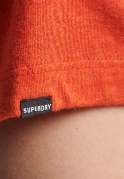 Superdry Basic T-shirt - Bright Orange Marl -Superdry Shop d6029fafdc33415f9da84d987caa89e5