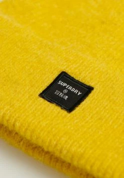 Superdry Beanie - Staten Yellow -Superdry Shop d615e2efd5d34a9799fcff6c398f9fb5