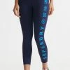 Superdry Leggings - Trousers - Rich Navy Aqua