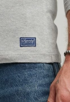 Superdry Long Sleeved Top - Grey Marl -Superdry Shop d696426065e14479babd7ce199a028ca