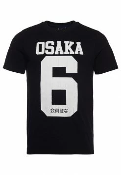 Superdry OSAKA - Print T-shirt - Black -Superdry Shop d6a796e9ba644369bf03b26bc8f2cfca