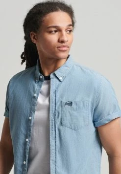 Superdry Shirt - Indigo Chambray -Superdry Shop d6acf8c0b99c43fdba6117a799ecfdce