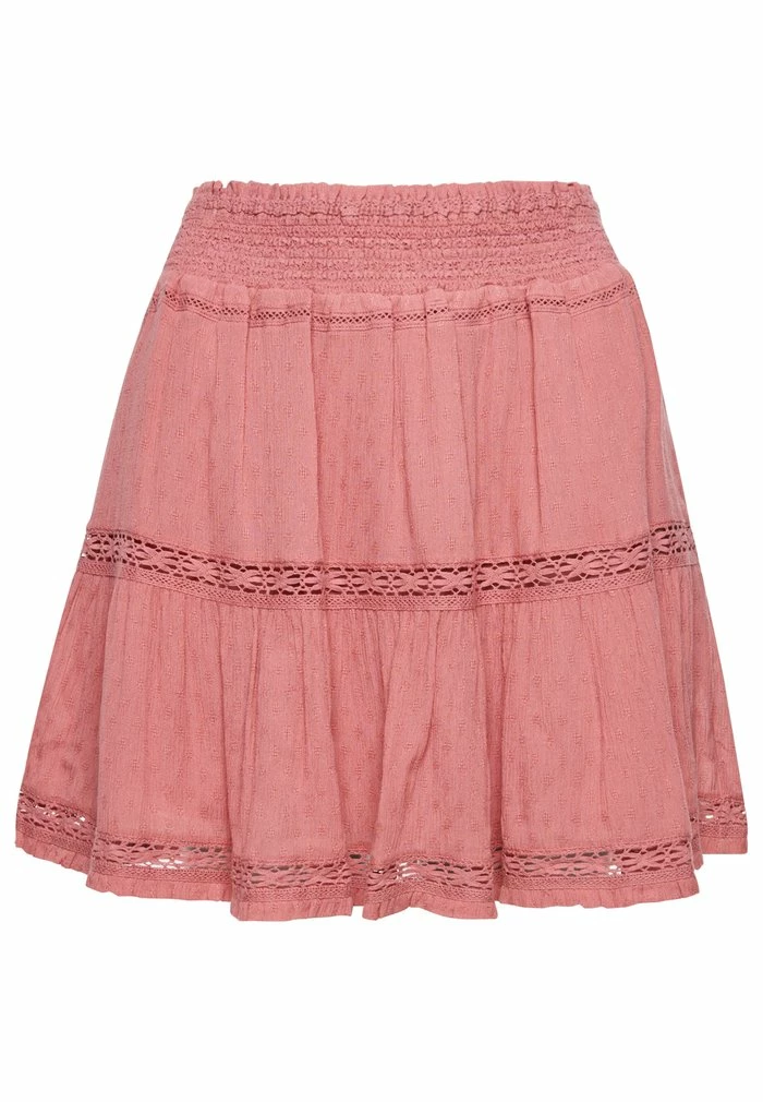Superdry ALANA - Mini Skirt - Dusty Rose 4 Superdry ALANA - Mini Skirt - Dusty Rose - Image 4