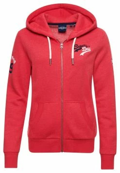 Superdry VINTAGE LOGO - Zip-up Sweatshirt - Papaya Red Marl -Superdry Shop d73d153149314e4e8d5b9ef72a1b13b5
