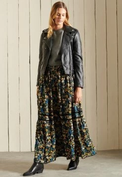 Superdry Pleated Skirt - Black