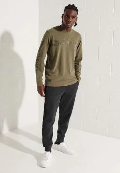 Superdry Long Sleeved Top - Khaki