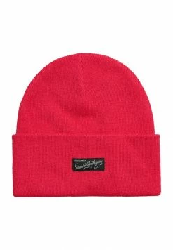 Superdry ESSENTIAL LOGO - Beanie - Fuschia Rose