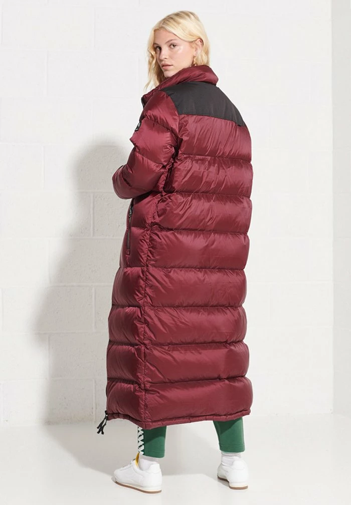 Superdry Down Coat - Port 2 Superdry Down Coat - Port - Image 2