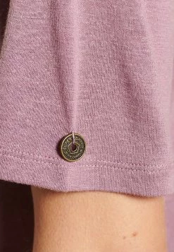 Superdry CHEVRON SHORT SLEEVED - Print T-shirt - Dazed Lilac