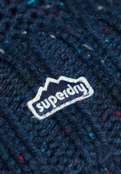 Superdry BOBBLE - Beanie - Deep Navy Tweed -Superdry Shop d8bf77d24c6f49b09e9442653c380fd5