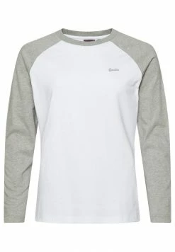 Superdry VINTAGE BASEBALL 3/4 SLEEVED - Long Sleeved Top - Optic Grey Marl -Superdry Shop d91d5914555549038af2050acd0d4406