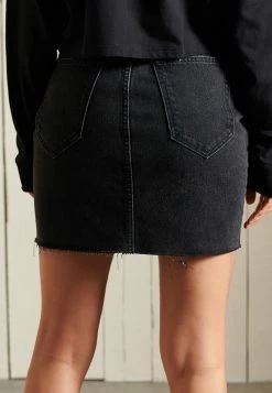 SUPERDRY - Denim Skirt - Jessy Black Vintage