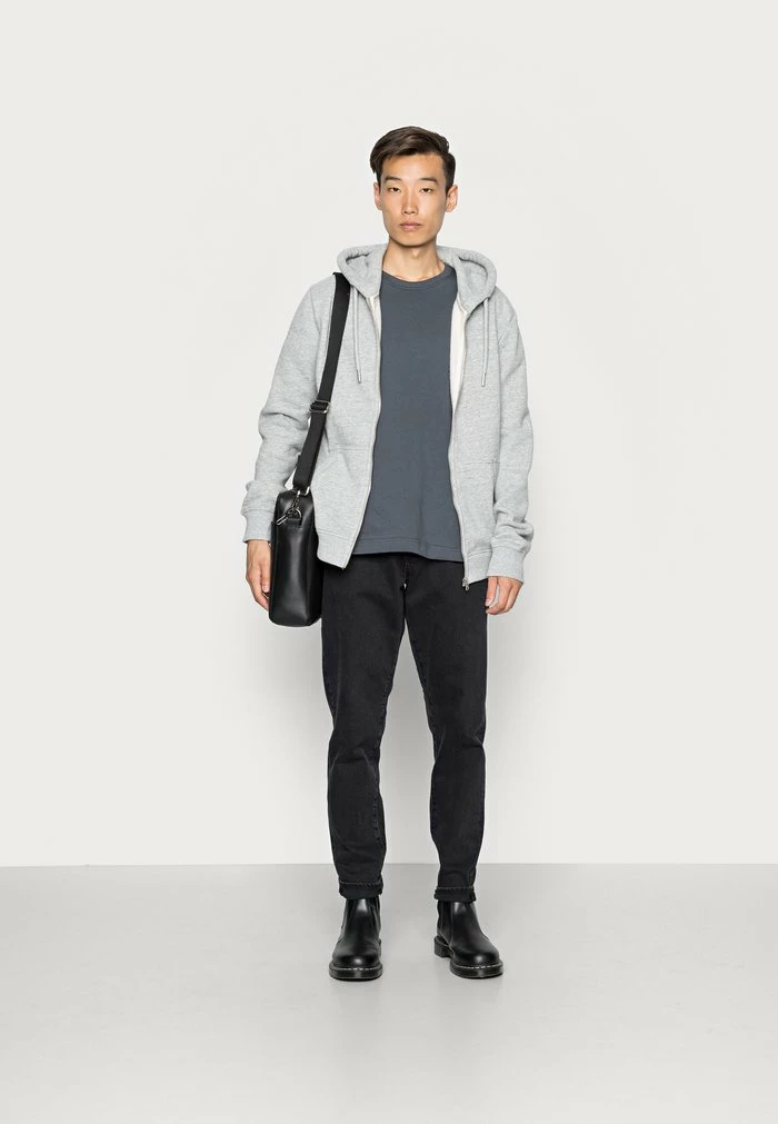 Superdry VINTAGE LOGO ZIPHOOD - Zip-up Sweatshirt - Athletic Grey Marl 2 Superdry VINTAGE LOGO ZIPHOOD - Zip-up Sweatshirt - Athletic Grey Marl - Image 2