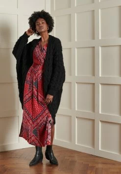 Superdry CABLE - Cardigan - Black -Superdry Shop d9580863eb8849f1aa592467e090afd9