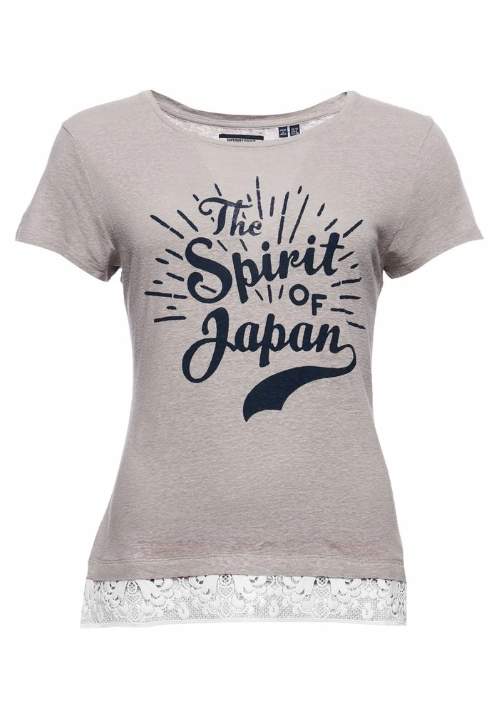 Superdry MONTAUK - Print T-shirt - Grey Slate Marl 2 Superdry MONTAUK - Print T-shirt - Grey Slate Marl - Image 2