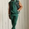 Superdry VINTAGE LOGO EMBROIDERED - Hoodie - Heritage Pine Green Marl