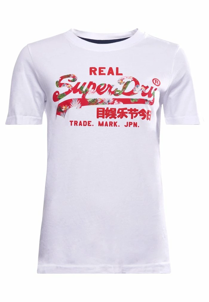 Superdry VINTAGE LOGO - Print T-shirt - White 4 Superdry VINTAGE LOGO - Print T-shirt - White - Image 4