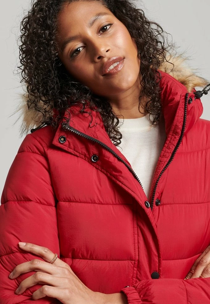Superdry HOODED MID LAYER - Winter Jacket - Red 3 Superdry HOODED MID LAYER - Winter Jacket - Red - Image 3
