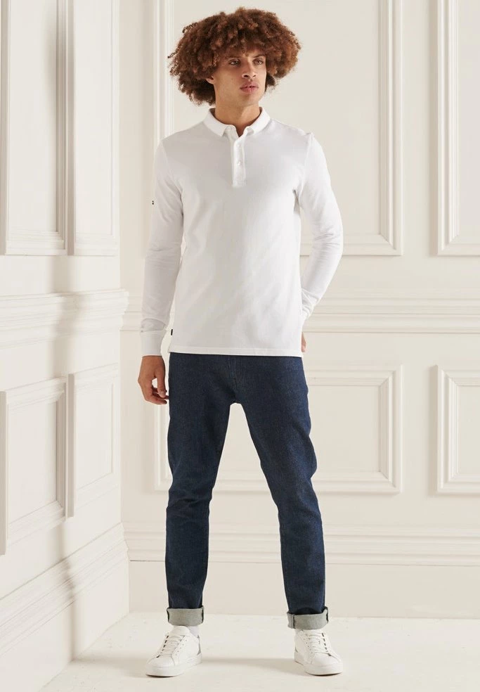 Superdry Polo Shirt - Optic 1 Superdry Polo Shirt - Optic