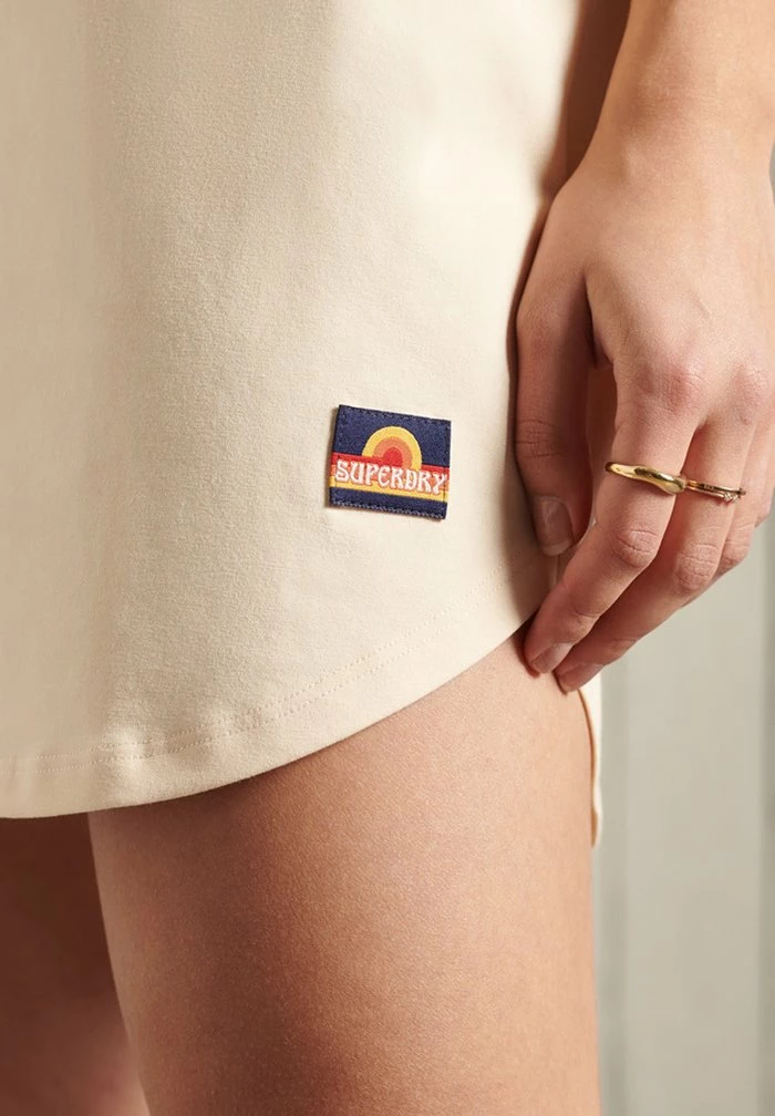 Superdry Jersey Dress - Buttercream 3 Superdry Jersey Dress - Buttercream - Image 3